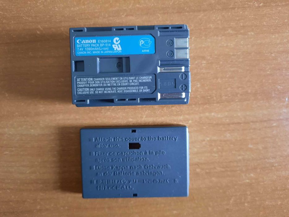 Зарядний пристрій, кабель живлення, акумулятор для фотоапарата Canon