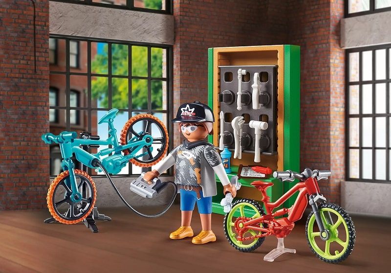 Playmobil Oficina de bicicletas - Novo