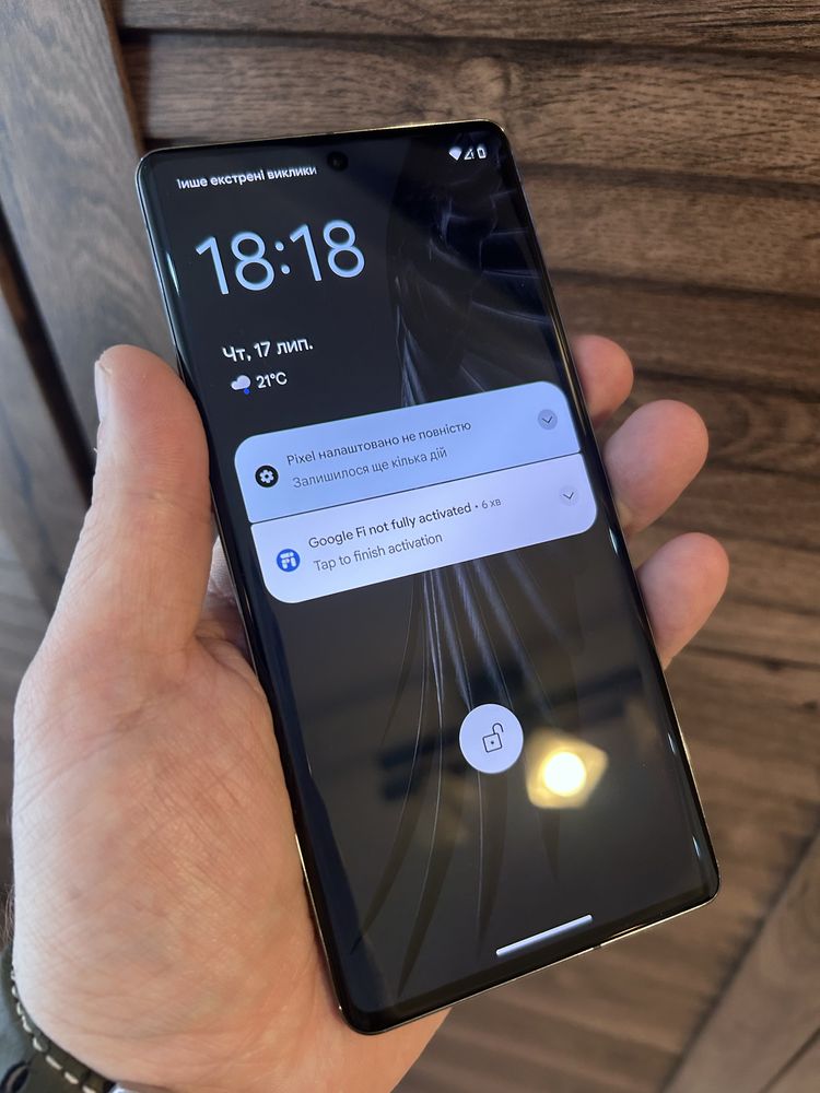Pixel 7 pro, 128, onsidian, Neverlock, практично новий, 100% батарея