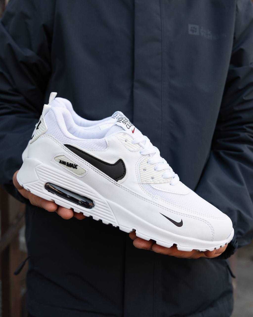 Nike Air Max 90 Чоловічі кросівки весна-літо Найк Еір Макс 90 білі