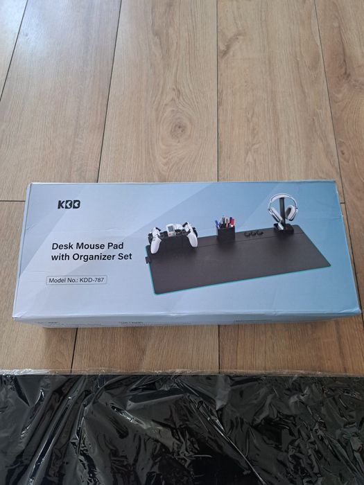 Podkładka na biurko podświetlana i organizer KDD 8w1 podkładka pod mys