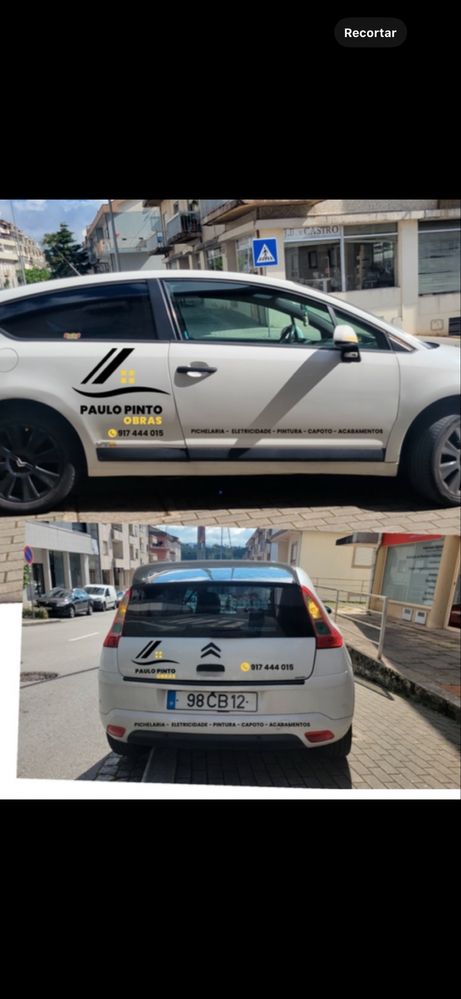 Citroen c4 branca troco
