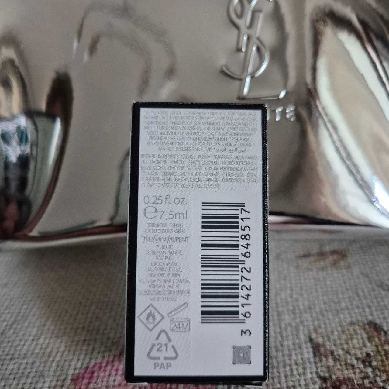 Zestaw YSL "Libre" EDP 7,5 ml + kosmetyczka