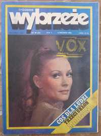 WYBRZEŻE tygodnik nr 49/1983 - plakat - grupa VOX