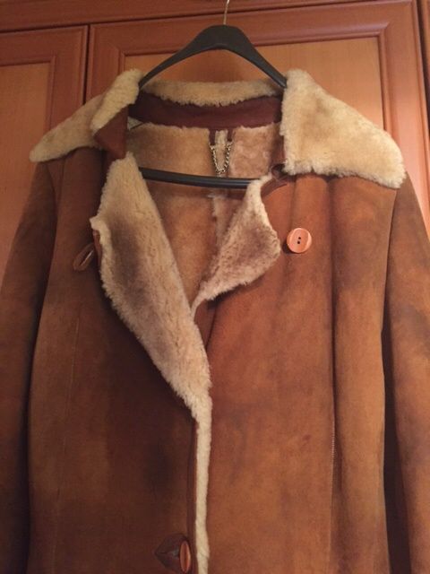 Дубленка натуральная женская, р 42-44