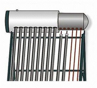 Conjunto Solar Termocifão 300L "heat pipe" Aço Inoxidável