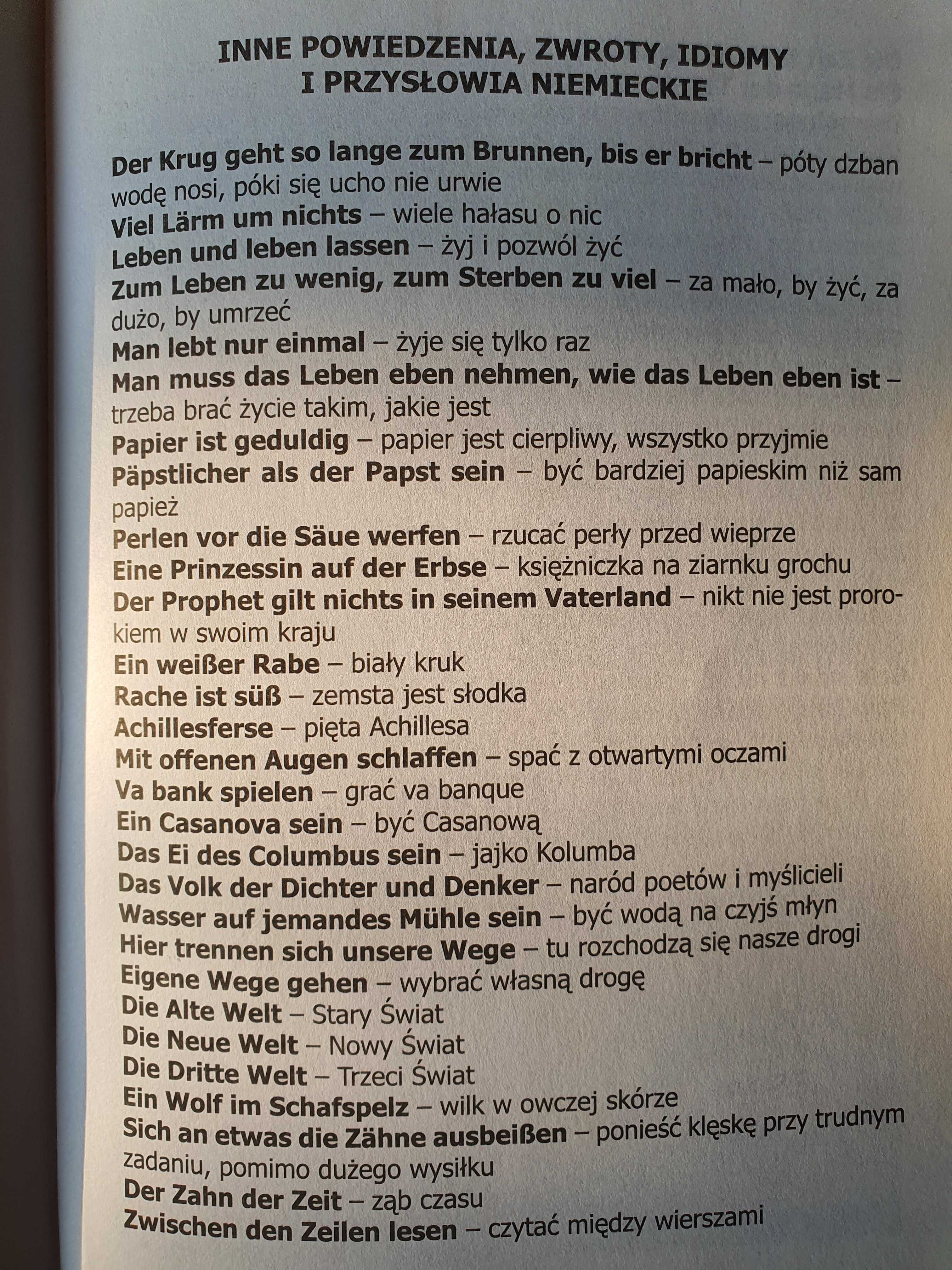 Idiomy języka niemieckiego