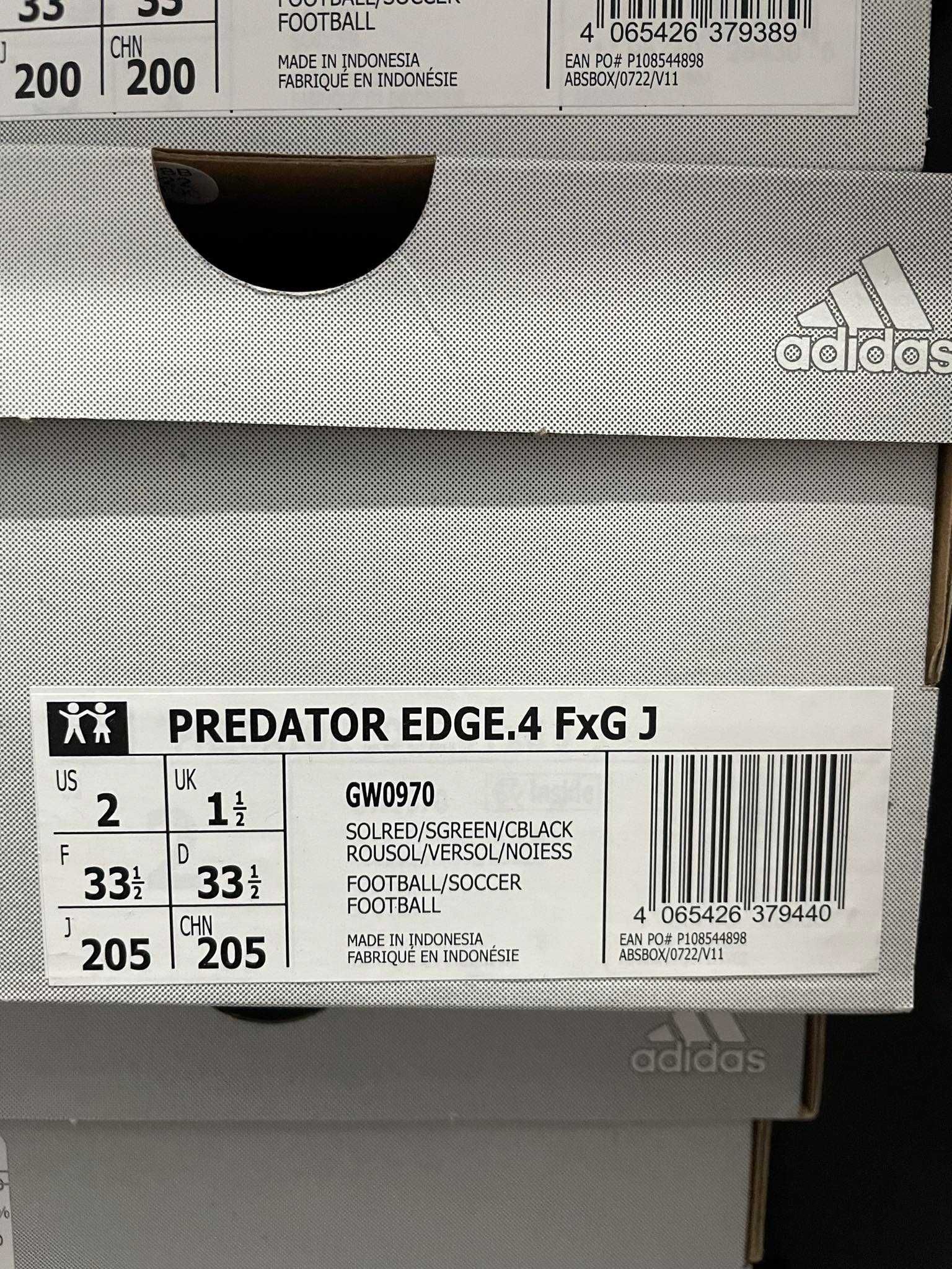 Korki Adidas Predator Edge.4 FxG J roz. 33 1/2