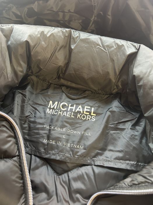 Куртка- пальто -пуховик Мichael Kors ( оригінал), розмір Л, нова