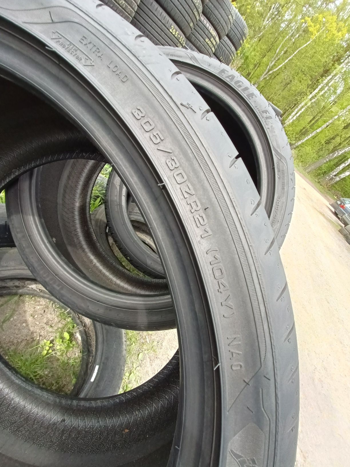 305/30R21 Goodyear Eagle F1 Asymmetric 3 z 2019r 5mm Faktura