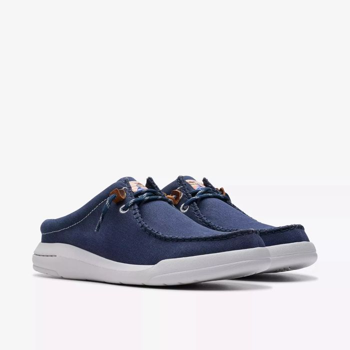 Clarks 42 Buty Męskie Driftlite Surf Granatowe Mokasyny T686