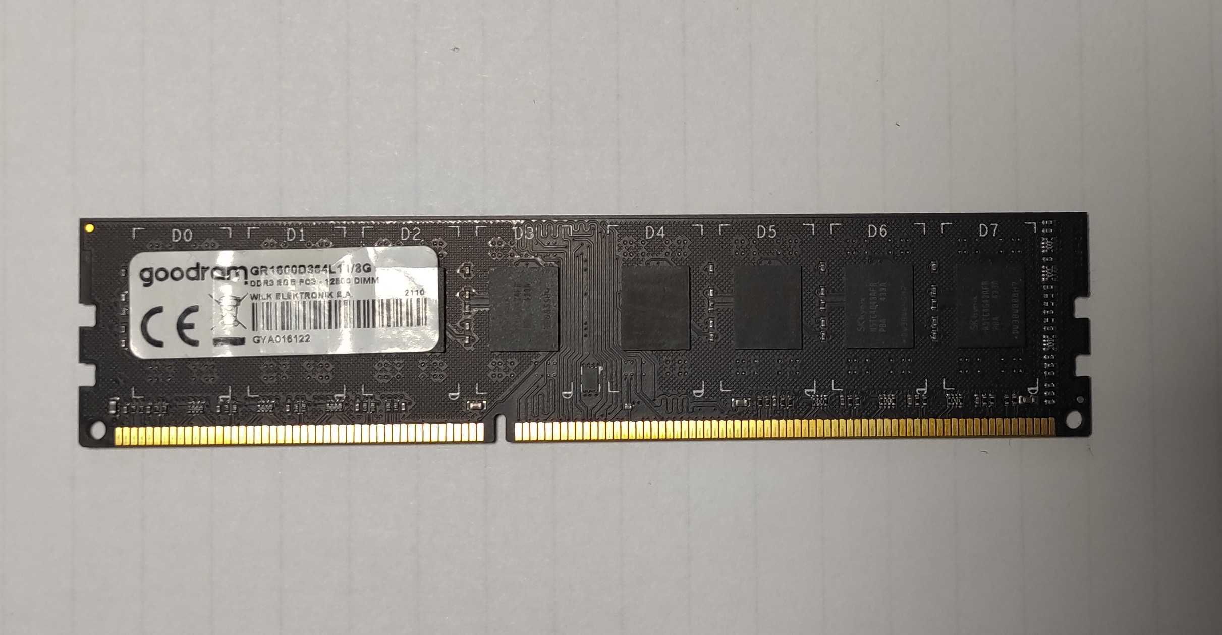 Pamięć RAM DDR3 8GB Goodram