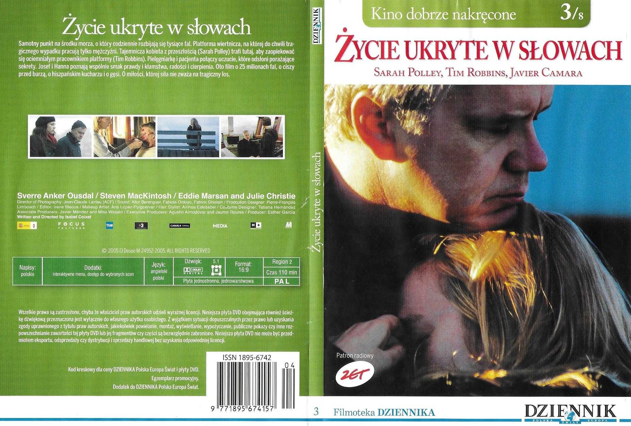 Życie ukryte w słowach DVD