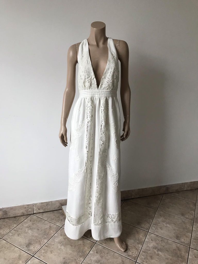 Moulinette Soeurs przepiękna suknia boho M len