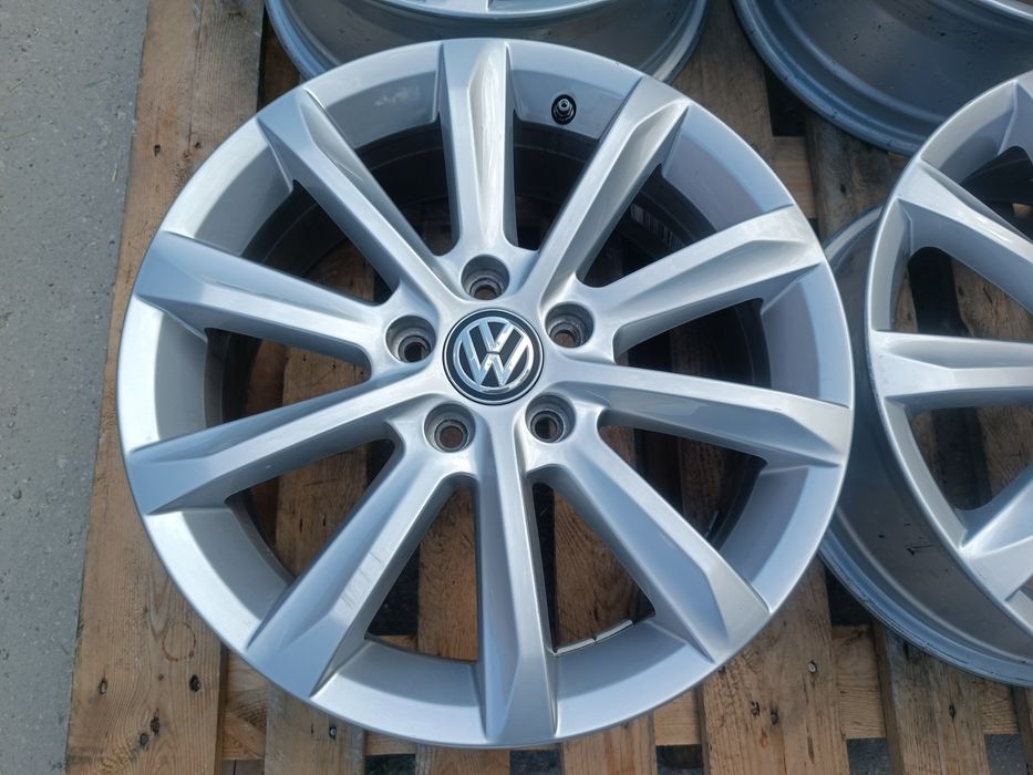 Легкосплавні диски 5 112 R17 Фольксваген титани Р17