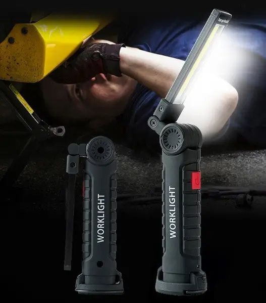Фонарь NEO Tools 200 люмен, 3 Вт, USB, 1200мАч, 3.7 Li-ion, LED COB, 2