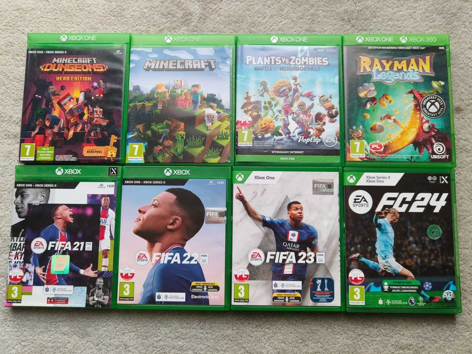 Xbox One S+pad+8 gier