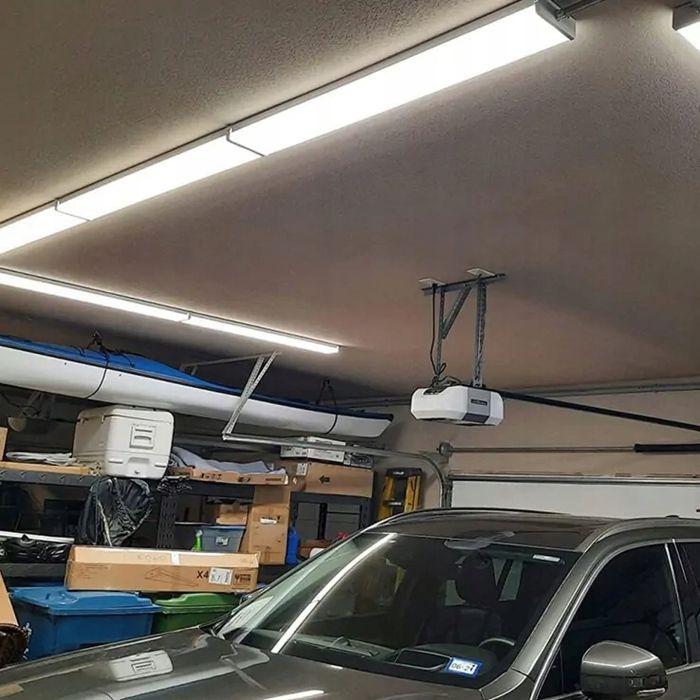 Lampa sufitowa LED 120cm 120W 6500K zimna natynkowa plafon świetlówka
