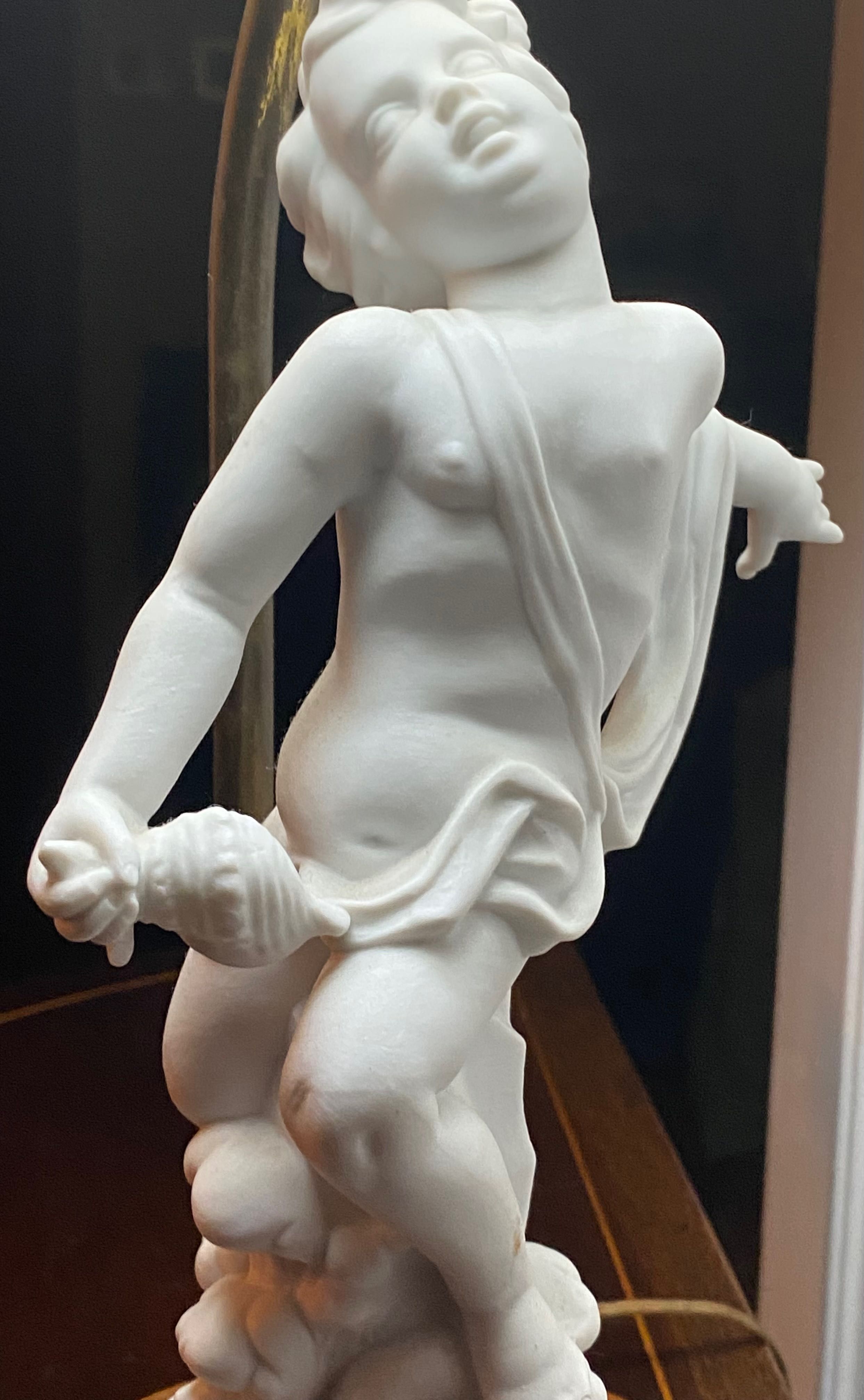 Candeeiro O menino e o búzio