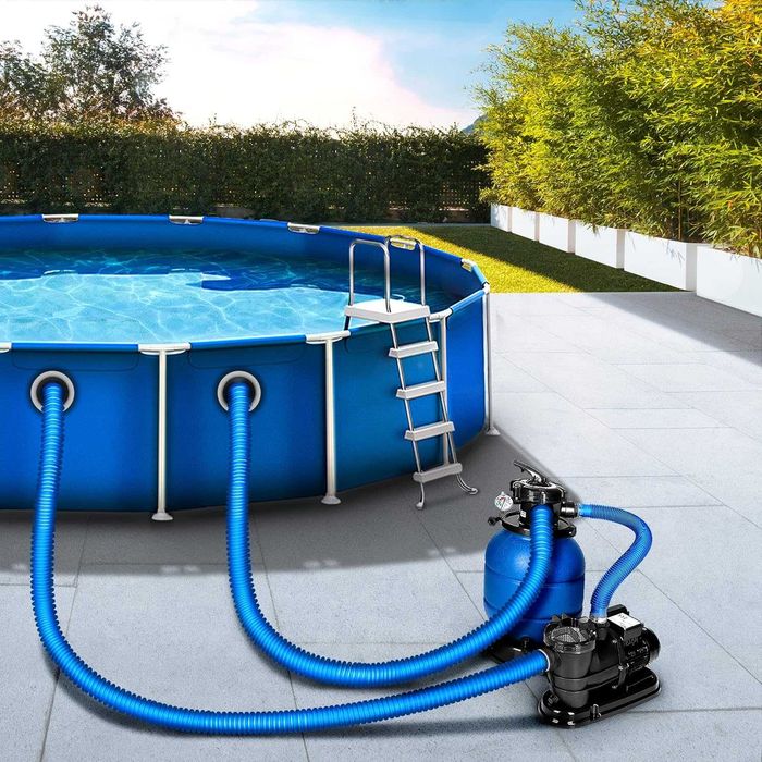 Wąż basenowy solarny ssący 12m i 8 m niebieski