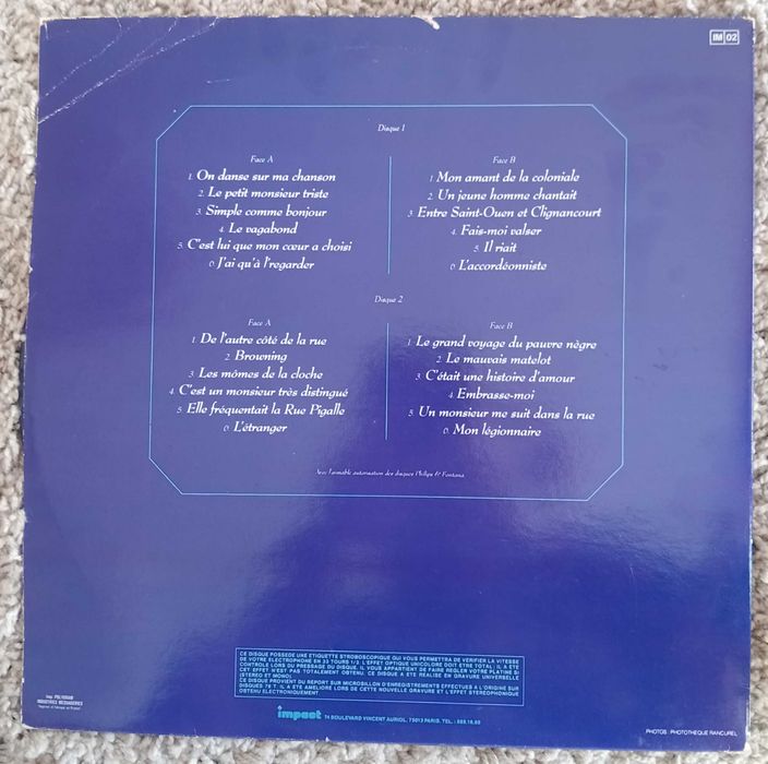 LP Duplo Vinil Edith Piaf