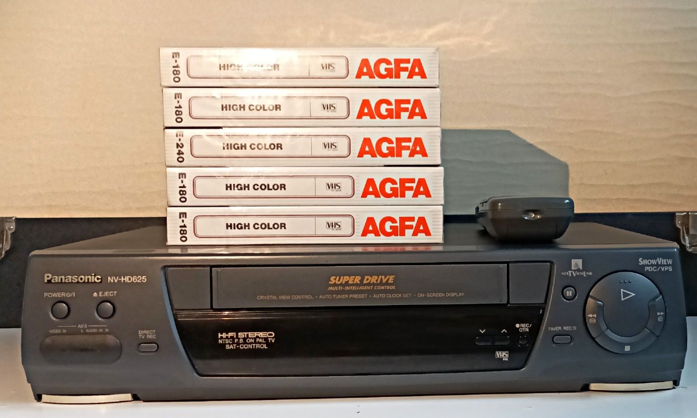 Panasonic NV-HD625EG VHS Agfa