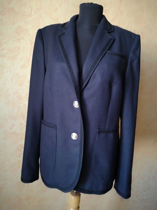 L.K.Bennett London жіночий вовняний жакет темносиній L