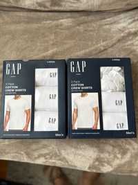 Чоловічі білі футболки фірми Gap розмір L