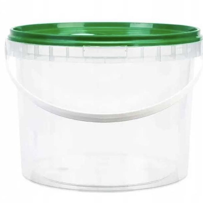 Wiadra, wiadro plastikowe 3l bezbarwne transparentne ATRST