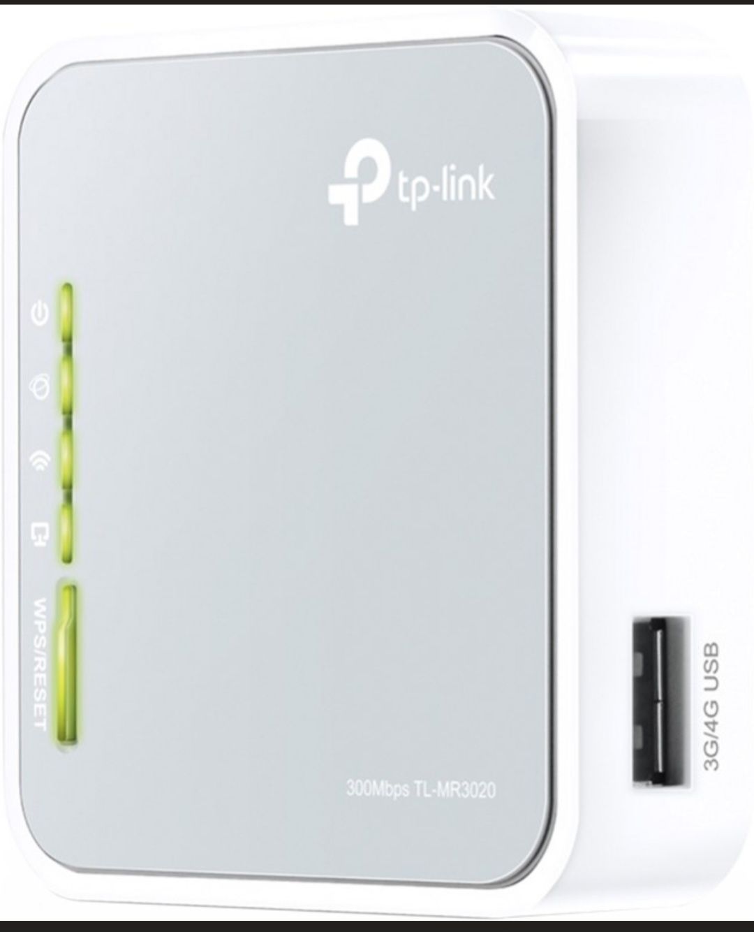 Маршрутизатор TP-LINK TL-MR3020 V3 Портативный WiFi4 / N300 / 100 Мбіт