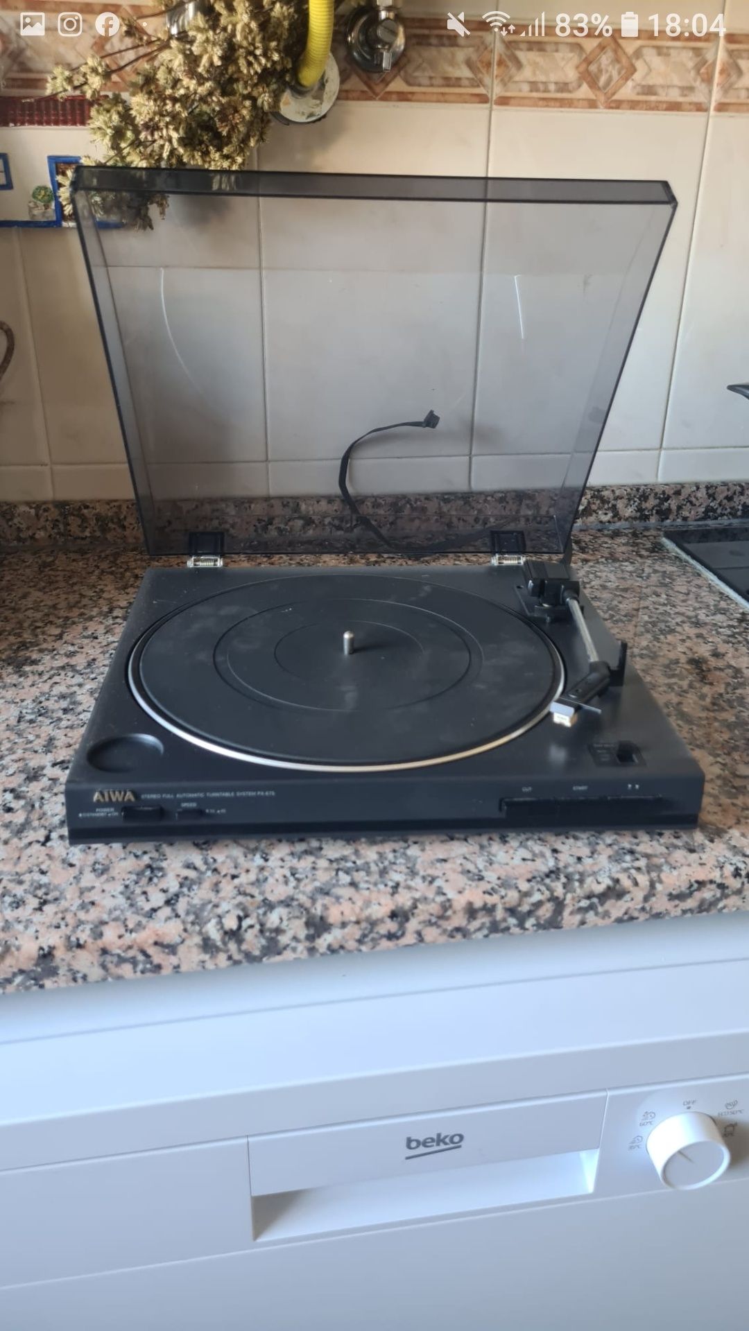 Gira discos AIWA Stereo automatic PX-E7575