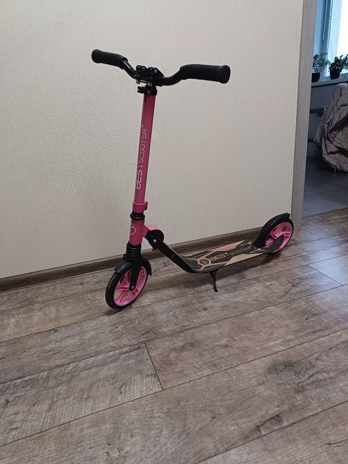 Самокат рожевий Best scooter