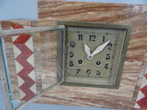 Zegar Art Deco elegancki francuski - Film Gong