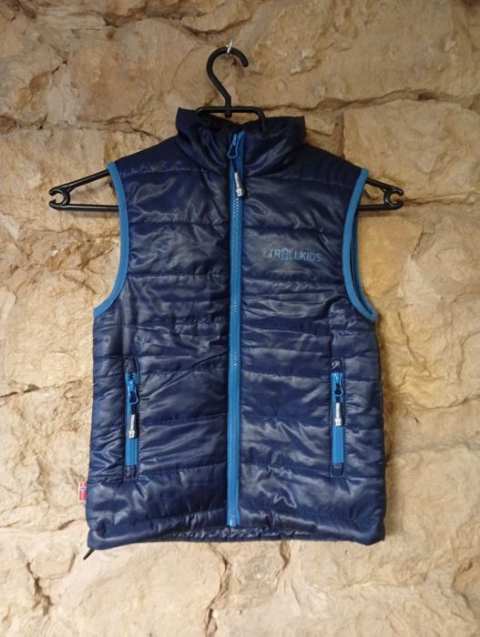 Kamizelka puchowa lekka chłopięca