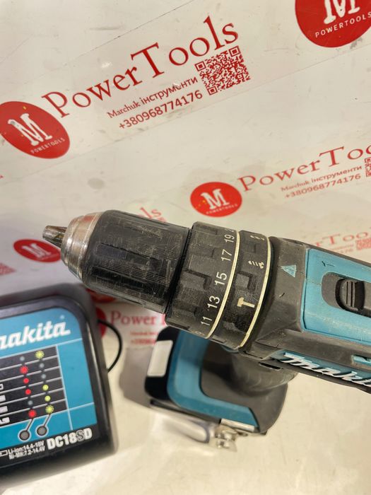 Makita DHP482/шуруповерт ударний макіта(комплект)