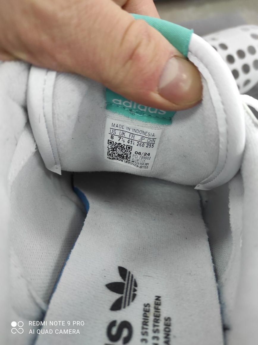 ОРИГІНАЛ 100% Кросівки Adidas Continental 80 Stripes Shoes White 41