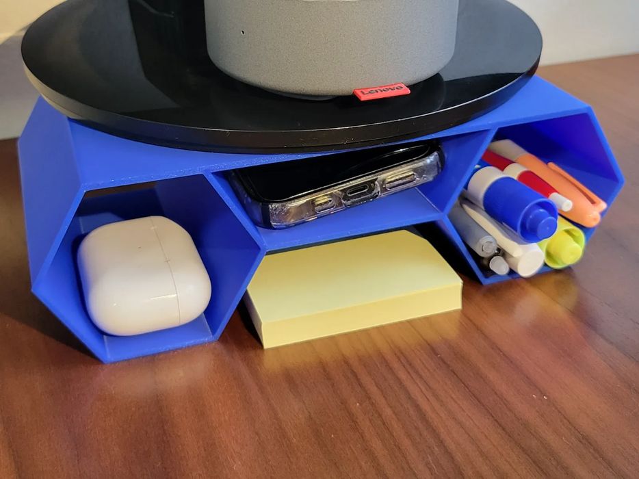 Suporte Monitor Design Hexagonal