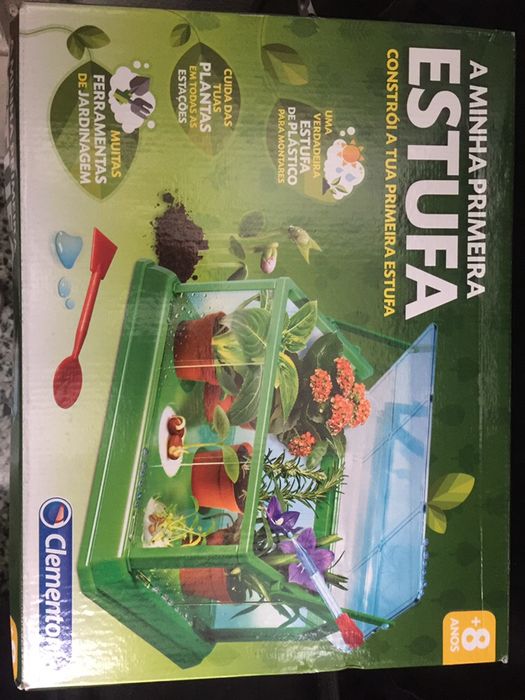 Brinquedo a minha primeira estufa da clemontoni NOVO