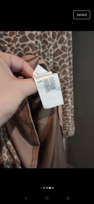 Sukienka w zwierzęcy print