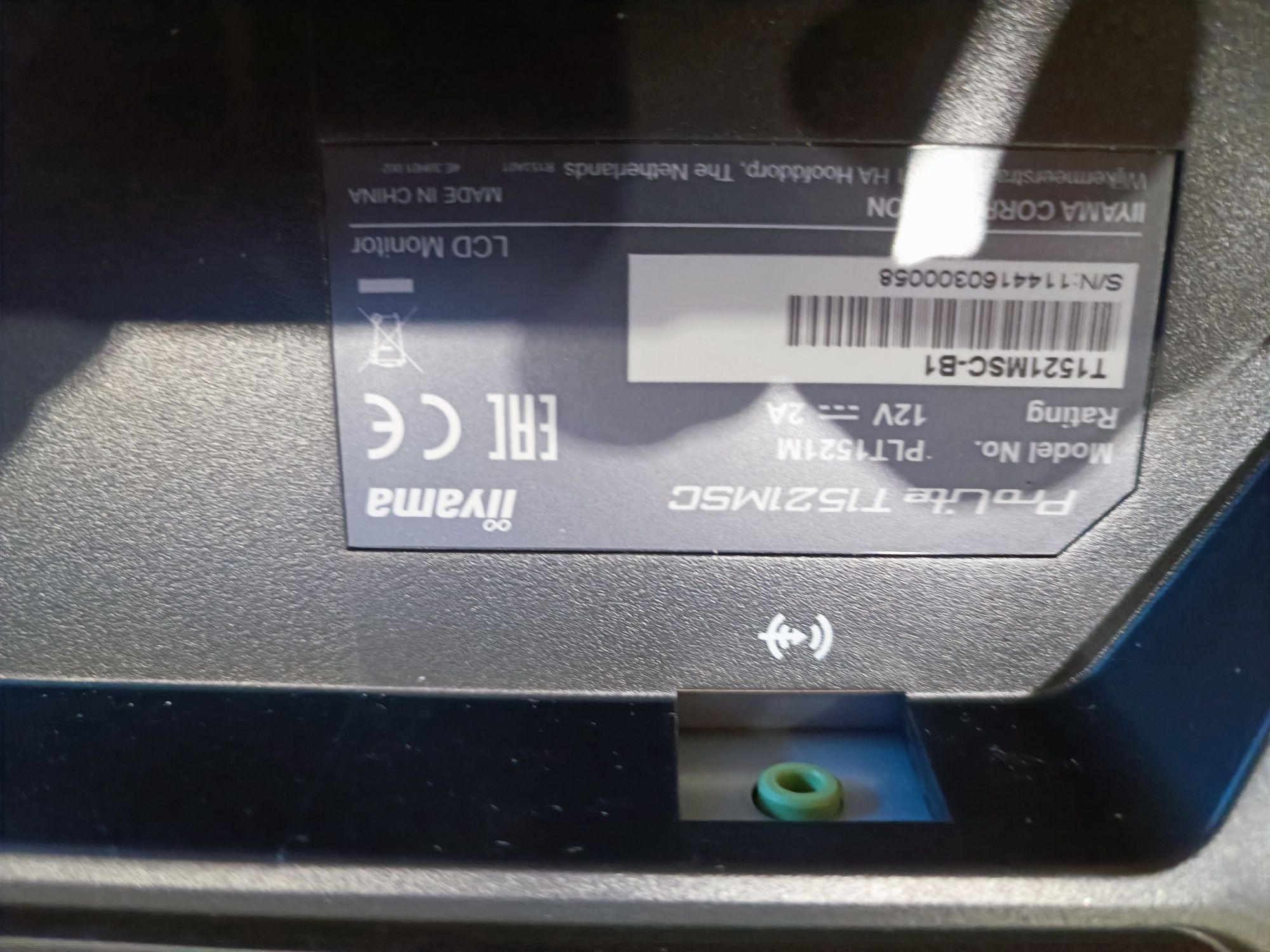 Monitor iiyama ProLite T1521MSC-B1