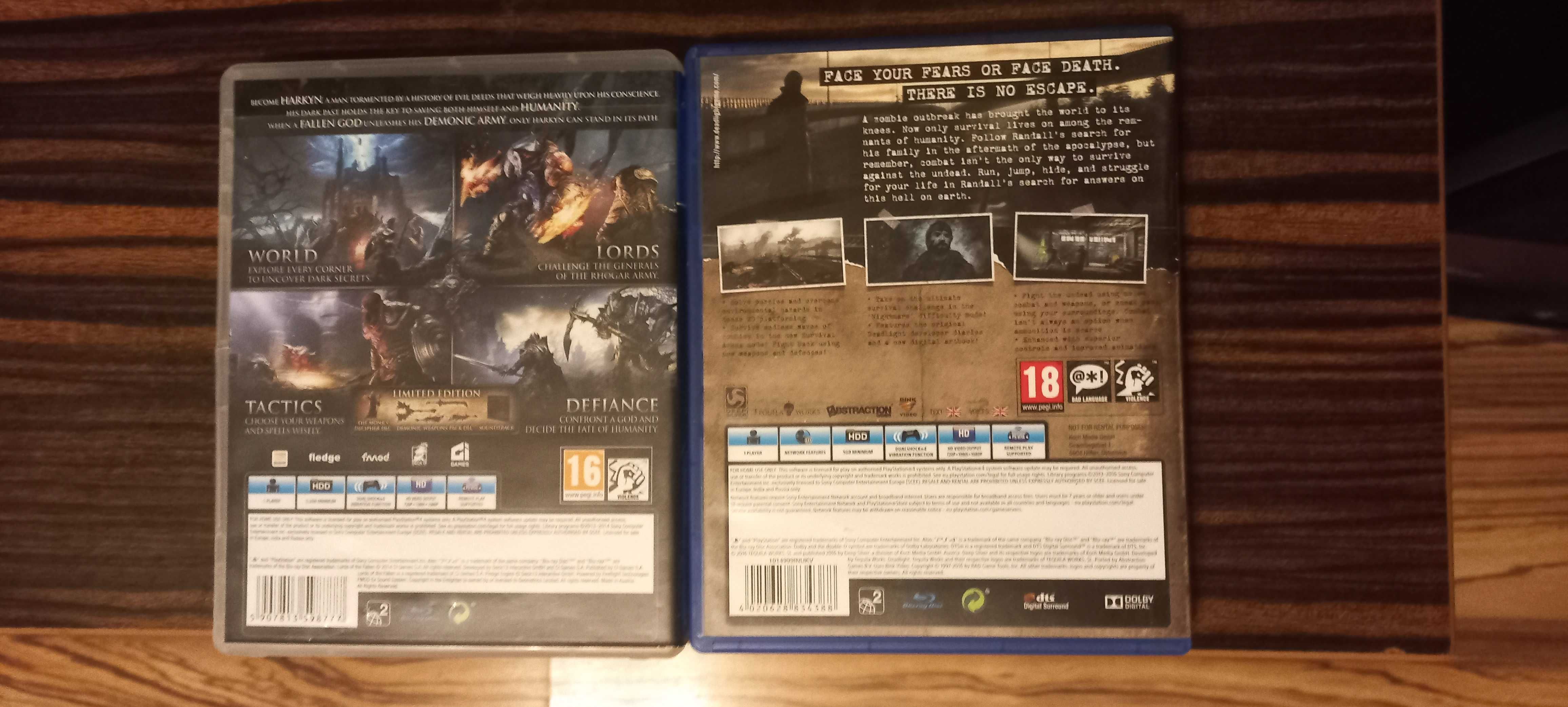 Zestaw 2 gry, Deadlight - Directors Cut, i Lords of the Fallen PS4