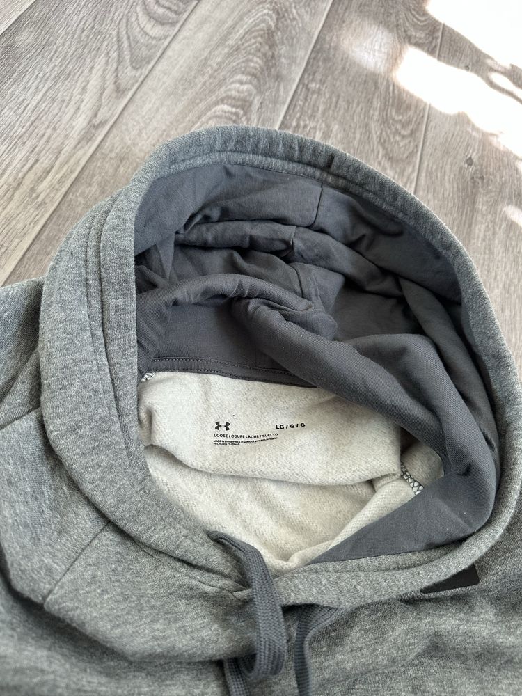 Худі кофта світшот зіпка Under Armour Л сіра