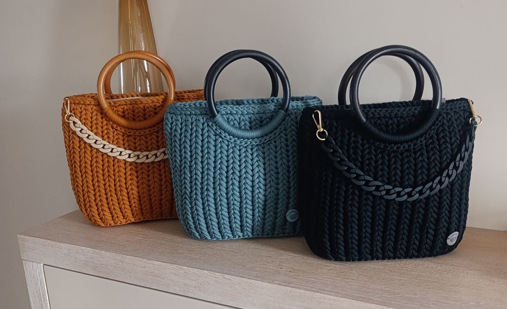 PROMOCJA DO NIEDZIELI (16.11.) Torebka ręcznie robiona na szydełku Han