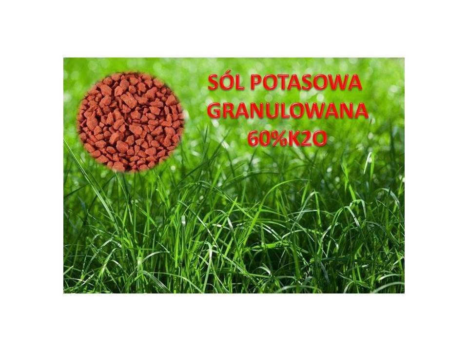 Sól potasowa granulowana opakowanie 20 kg