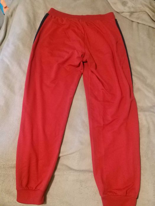 Dresowe Czerwone spodnie