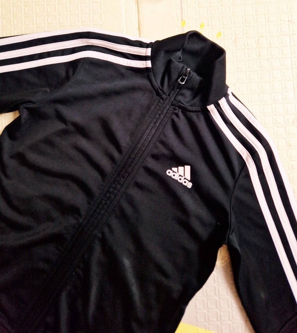 Спортивна кофта Adidas Адідас хлопчик 7-8 р батнік світшот худі светр