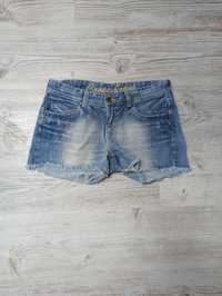 Cross jeans S M 27 28 29 szorty krótkie spodenki jeansowe niebieskie