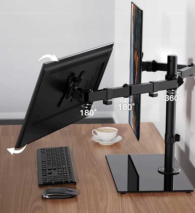 Stojak na dwa monitory ErGear EGCM3, 13-32 cale