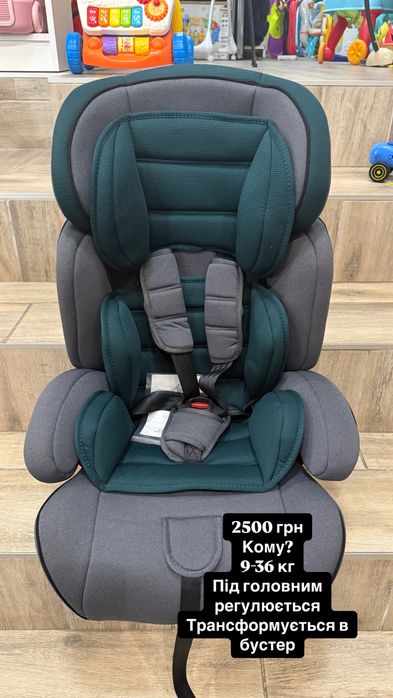 Автокресло 0-36 кг до 12 лет isofix бустер переноска