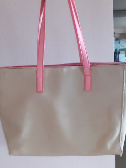 Valentino oryginalna torebka bez nude fluo pink